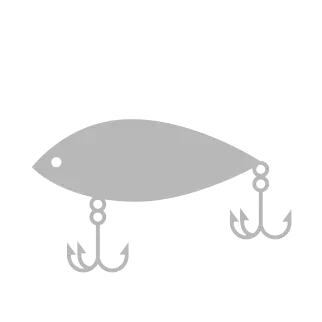 ikona haczyka w kształcie rybki